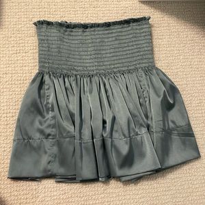 Natural Life Green Skort NWOT satin